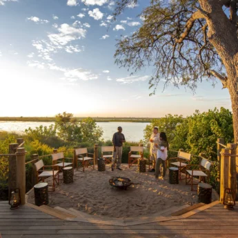 Sunset drinks at Little DumaTau, Botswana