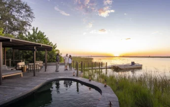 The pool at Little DumaTau, Botswana