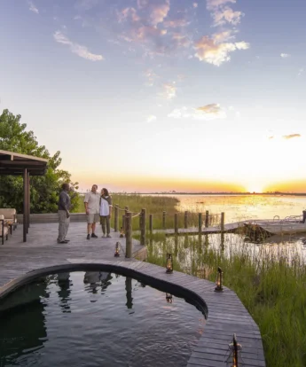 The pool at Little DumaTau, Botswana