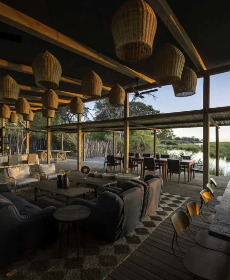 Linyanti Tented Camp main area, Botswana