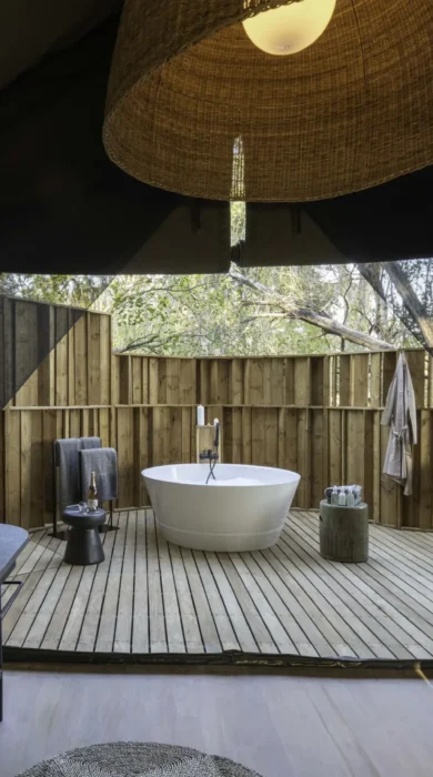 Bathroom, Kiri Camp, Okavango Delta, Botswana