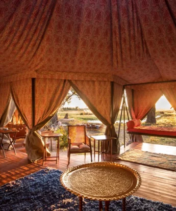 mian tent, dukes camp, okavango delta, botswana