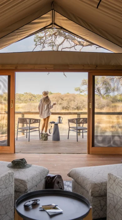 double room details, 4 rivers, okavango delta, botswana