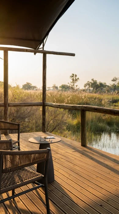 decking viewpoint, 4 rivers, okavango delta, botswana