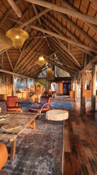 Lounge, Sitatunga Private Island Camp, Okavango Delta, Botswana