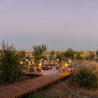 Firepit, Wilderness Mokete, Okavango Delta, Botswana