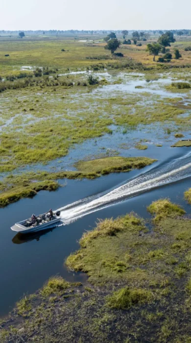 Boating, North Island Okavango, Botswana