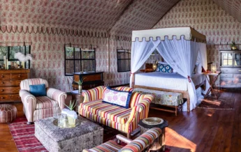 Bedroom, Duke's East Camp, Okavango Delta, Botswana