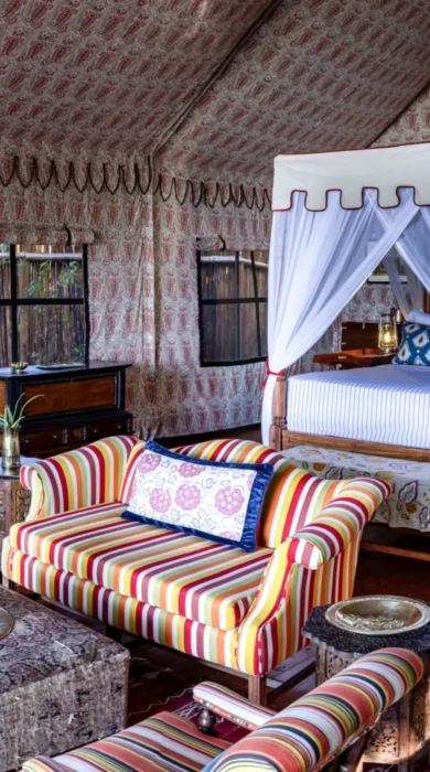 Bedroom, Duke's East Camp, Okavango Delta, Botswana