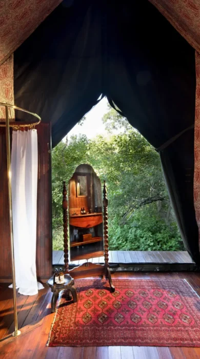 Bathroom, Duke's East Camp, Okavango Delta, Botswana