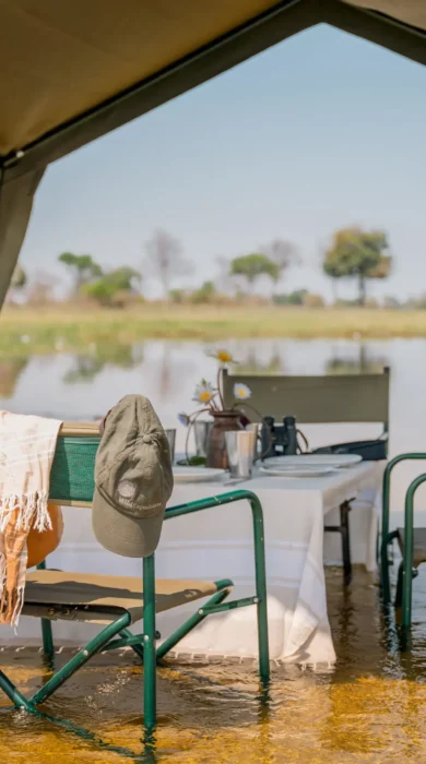 Bush Dining, Karangoma, Okavango Delta, Botswana