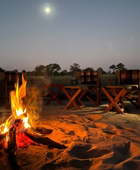 Firepit, Karangoma, Okavango Delta, Botswana