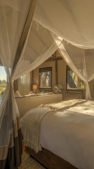 Bedroom, Setari Camp, Okavango Delta, Botswana