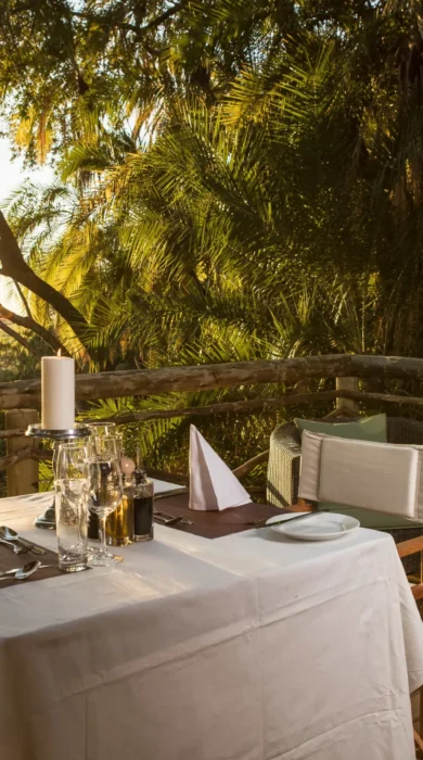 Private Dining, Setari Camp, Okavango Delta, Botswana