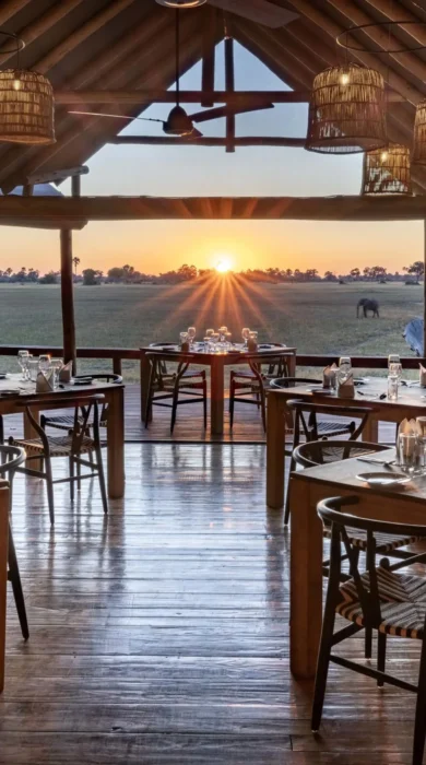 Dining Area, Mokolwane, Okavangao Delta, Botswana