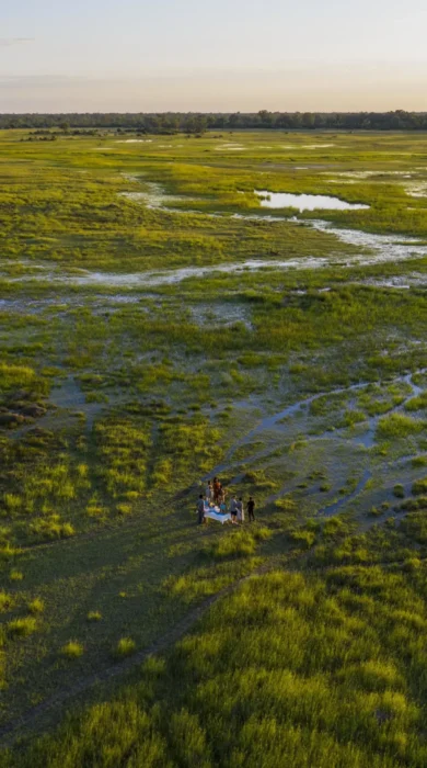 Bush Dinner, Mokolwane, Okavangao Delta, Botswana