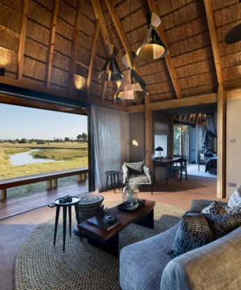 Lounge, Tawana, Moremi Game Reserve, Botswana