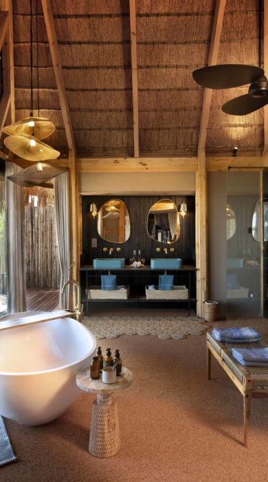 Bathroom, Tawana, Moremi Game Reserve, Botswana
