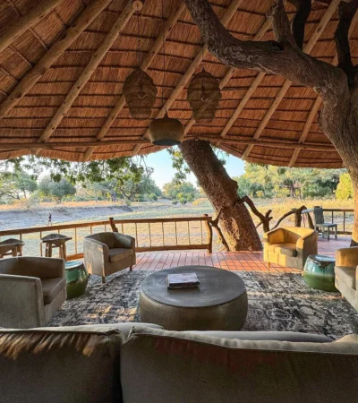 Deck Interior, Mwamba Bush Camp, South Luangwa, Zambia
