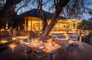 puku ridge zambia camp dining yellow zebra safaris