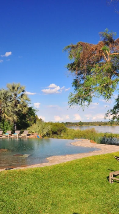 pool river farmhouse zambia yellow zebra safaris