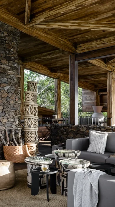 singita faru faru lounge area tanzania yellow zebra safaris