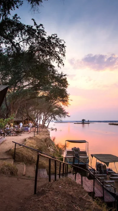 Sunrise, Old Mondoro, Lower Zambezi, Zambia