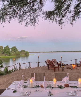 Chongwe Camp Safari Dining Zambia