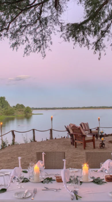 Chongwe Camp Safari Dining Zambia