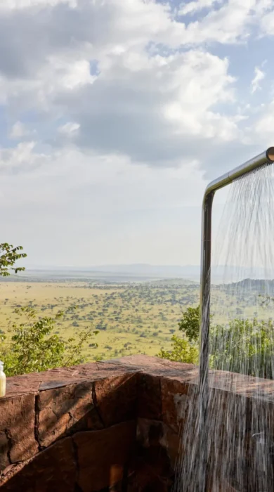 Shower, Singita Kilima, The Serengeti, Tanzania