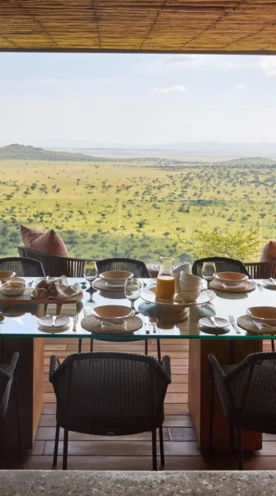 Dining, Singita Kilima, The Serengeti, Tanzania