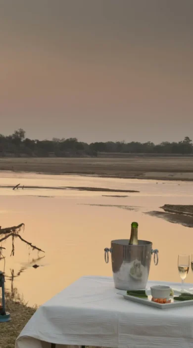 sundowner, nsefu camp, south luangwa national park, zambia