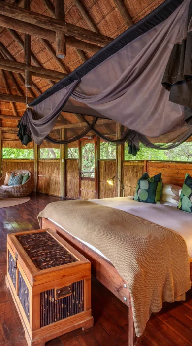 Bedroom, Bilimungwe, South Luangwa NP, Zambia