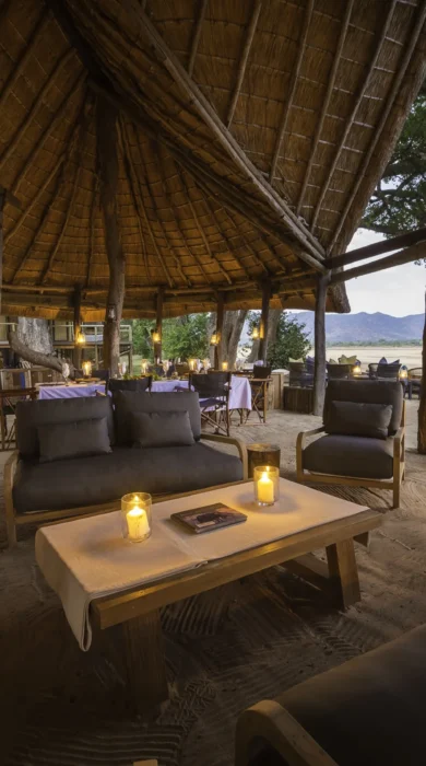 Seating, Chamalandu, South Luangwa NP, Zambia