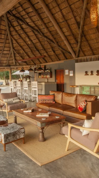 kafunta river lodge main area yellow zebra safaris