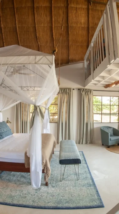 kafunta river lodge double room yellow zebra safaris