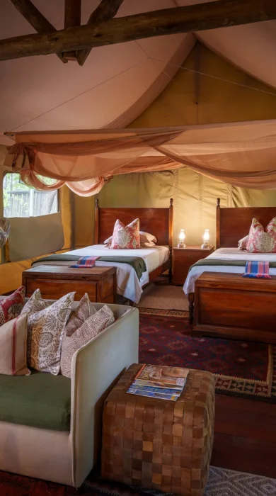 Double Bedroom, Zungulila, South Luangwa NP, Zambia