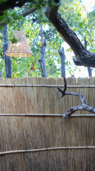 Shower, Mwamba Bush Camp, South Luangwa, Zambia