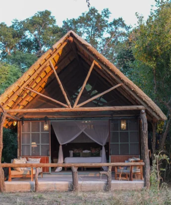 Exterior, Mwamba Bush Camp, South Luangwa, Zambia