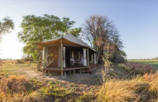 guest room outside musekese zambia yellow zebra safaris