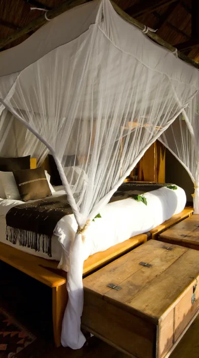 Luxury bedrooms, Sindabezi, Victoria Falls, Zambia
