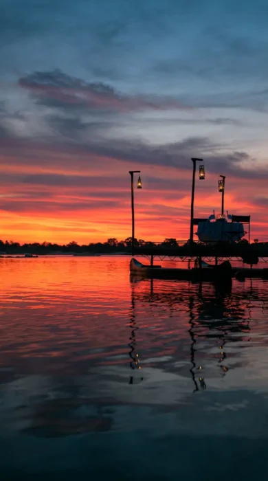 sundowners, sindabezi island, victoria falls, zambia