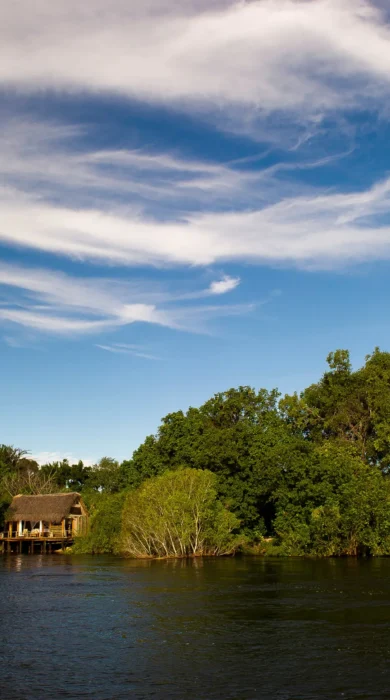 Sindabezi Island, Luxury Victoria Falls Lodge, Zambia