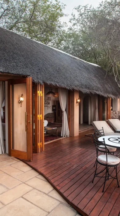 Birdhouse veranda at Tongabezi, Zambia