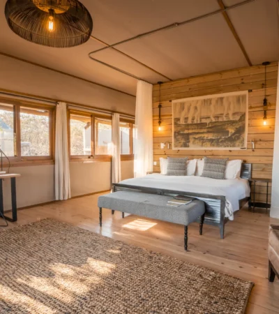 Bedroom, Toka Leya, Mosi Oa Tunya NP, Zambia