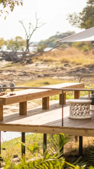 Deck, Toka Leya, Mosi Oa Tunya NP, Zambia