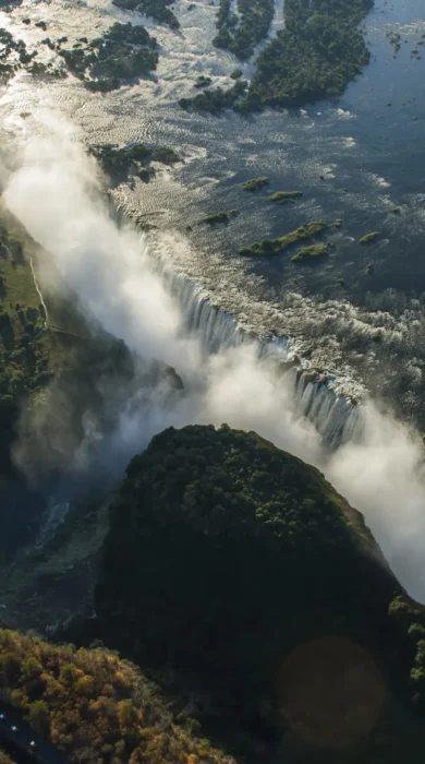 Aerial, Toka Leya, Mosi Oa Tunya NP, Zambia