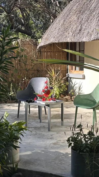 Patio, Waterberry Lodge, Victoria Falls, Zambia