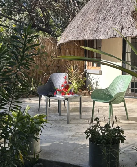 Patio, Waterberry Lodge, Victoria Falls, Zambia