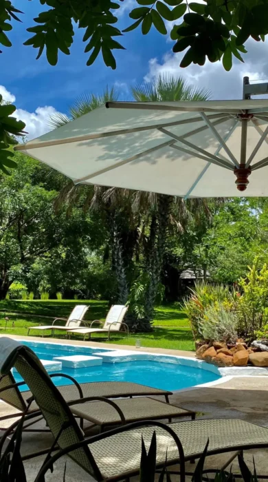 Pool Area, Waterberry Lodge, Victoria Falls, Zambia